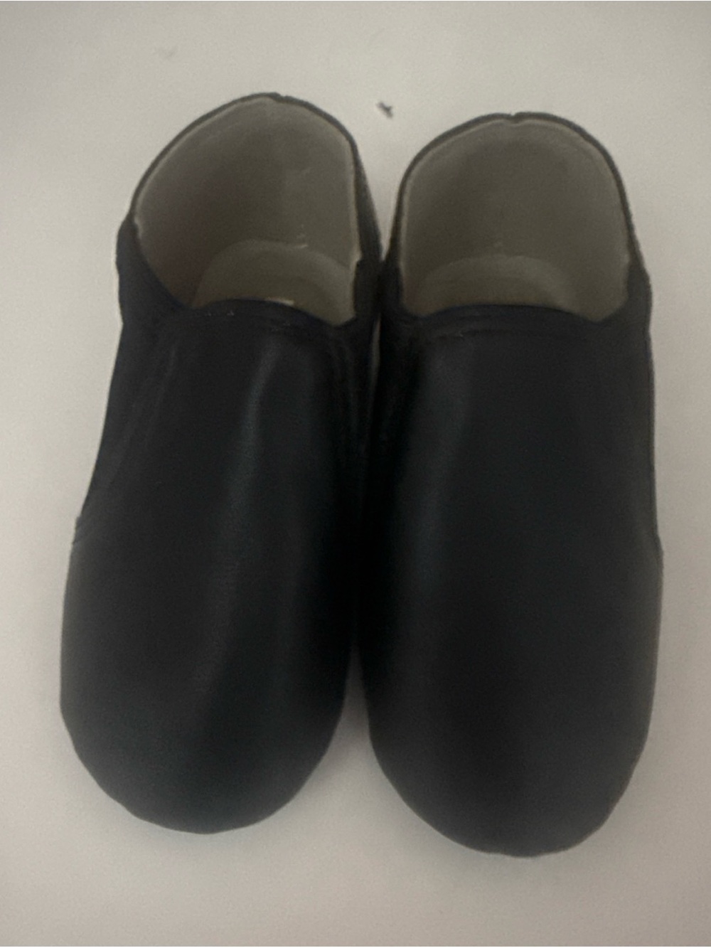 Toddler/baby  Leather Low Top Pull On Dance Shoes Size 7 Black
